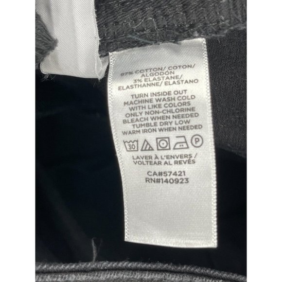 Ann Taylor Made and Loved Loft Women's Curvy Skinny Jeans Size 6 Hi-Rise Black - Picture 7 of 11
